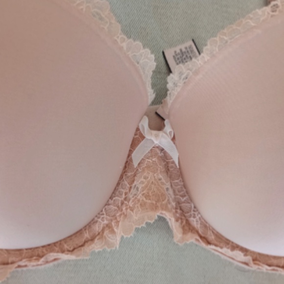 Share Victoria's Secret Dream Angels pink underwire lined demi bra sz34D NWOT - Picture 5 of 5